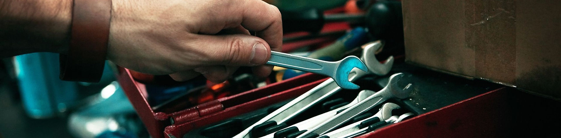 Wrenches in a toolbox